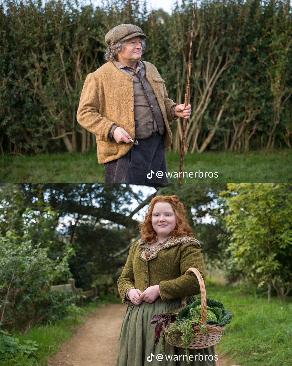 totalfilm's tweet photo. In celebration of Hobbit Day yesterday, Warner Bros. has sneakily dropped behind-the-scenes looks at the Shire on set of The Lord of the Rings: The Hunt for Gollum 🍃

The new LOTR movie hits cinemas on 17th December 2027!

📷: Warner Bros. on TikTok https://t.co/HUcbgfOcPt