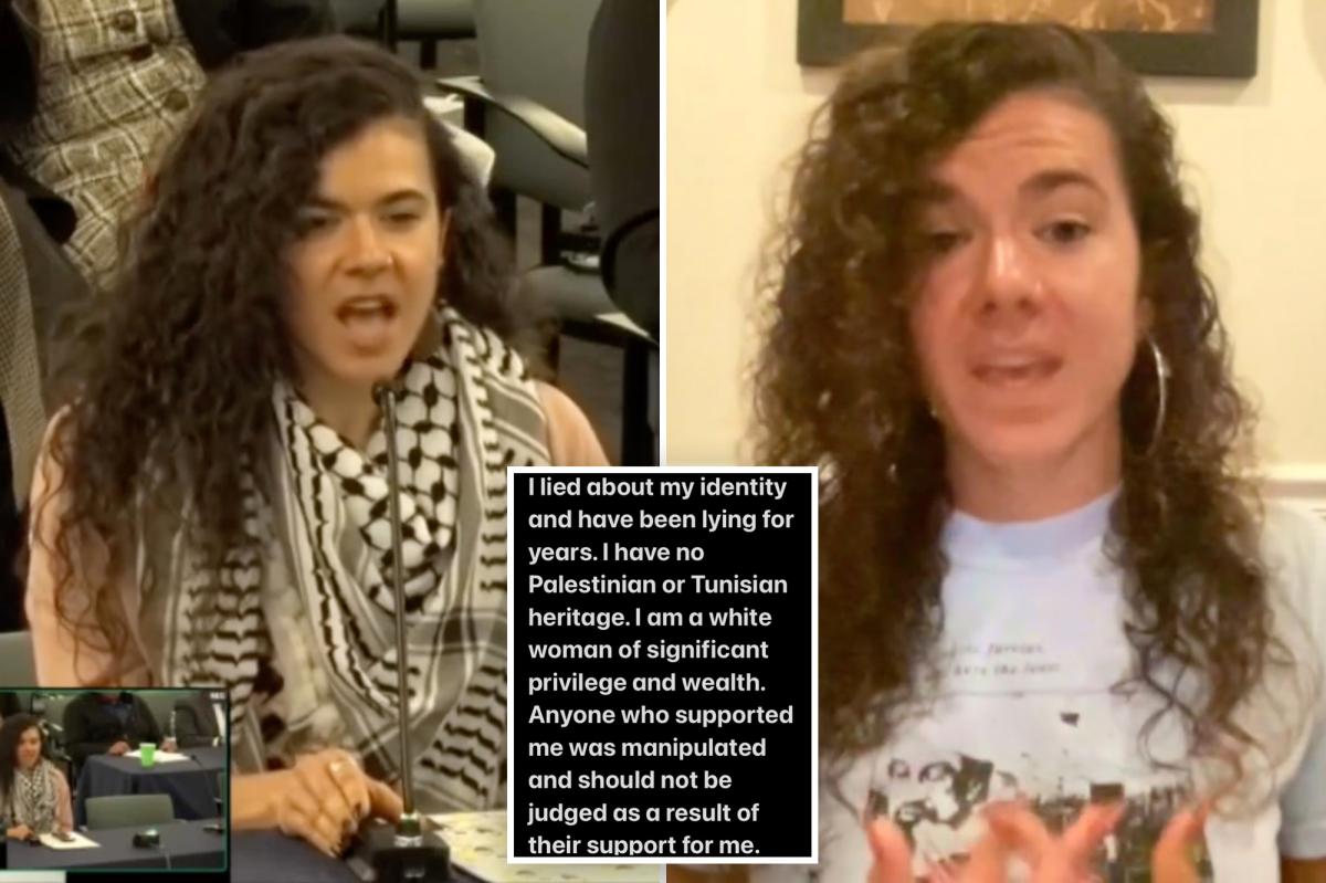 nypost's tweet photo. 'Palestinian Rachel Dolezal' outed as white woman of 'significant privilege and wealth' https://t.co/1B05WPpczO https://t.co/pizmhxjsFM