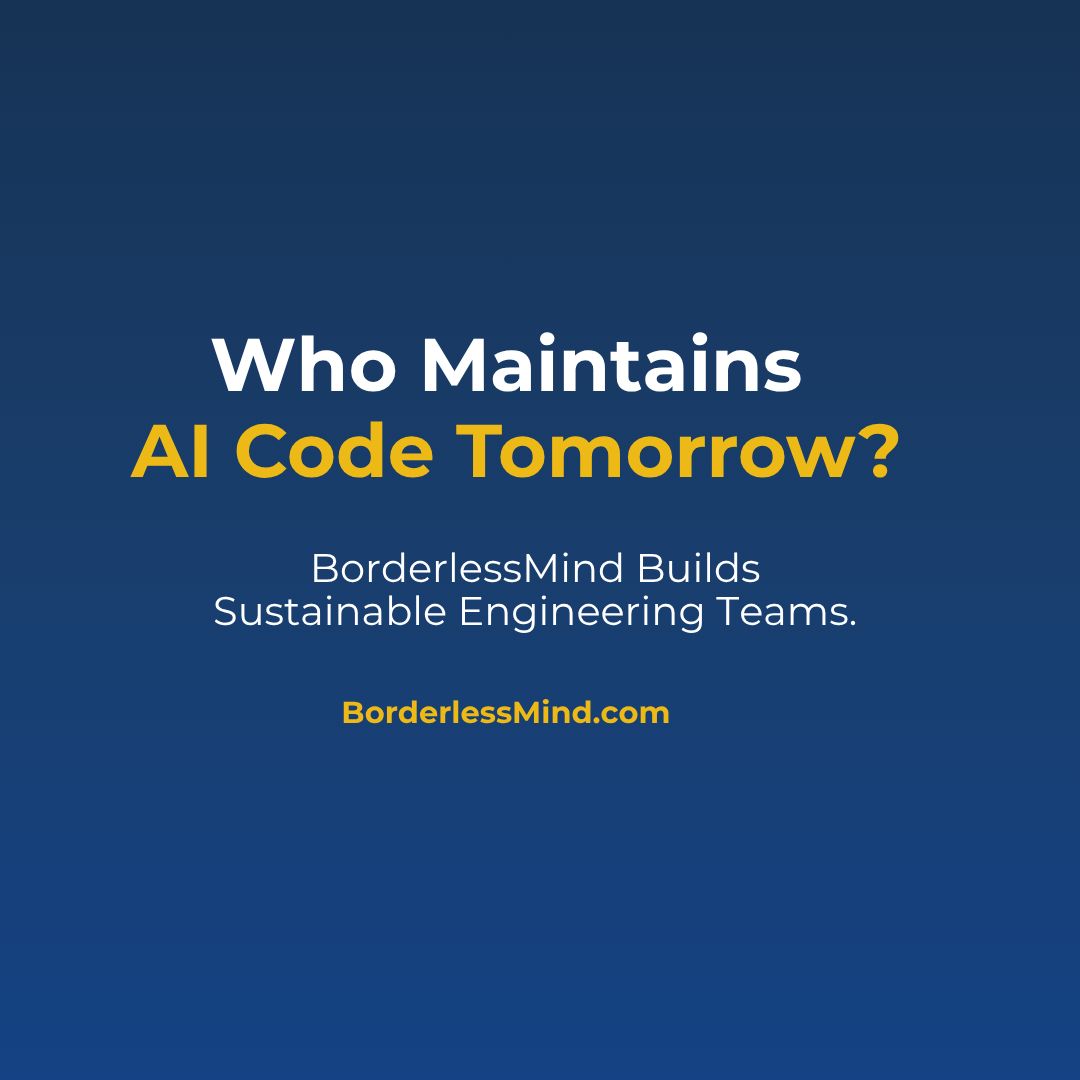 borderlessmind's tweet photo. AI Coding vs. Junior Developers: Who Maintains Software in 2027?

The real challenge is building an AI-native engineering pipeline without losing the experience needed to manage complex systems.

Read more: https://t.co/1Pedtw74Mf

#AICoding #JuniorDevelopers #AIEngineering https://t.co/51i3o7mq4n