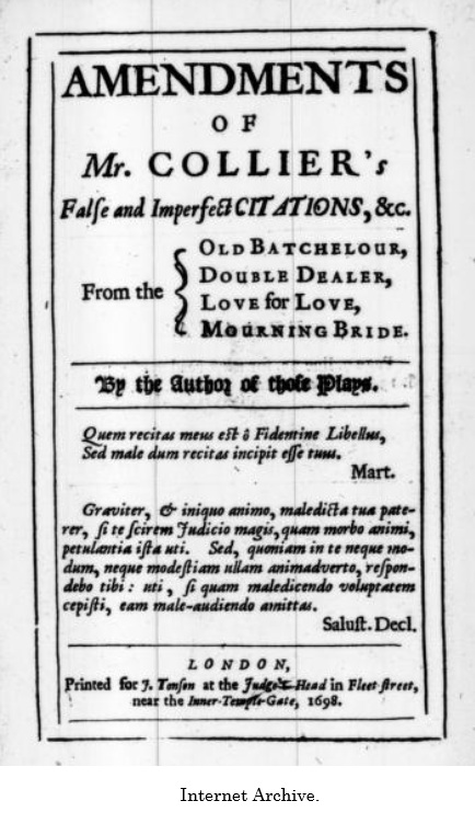 SueCooperBridge's tweet photo. NOTES📓Not the most favourable critic of Restoration dramatists: Vanbrugh; Congreve; Dryden & D'Urfey. #OTD 1650 b. #JeremyCollier non-juror bishop & fierce theatre critic. However, Congreve who received some of the worst of Collier's criticism published his own brilliant retort! https://t.co/taRh5gsVMs