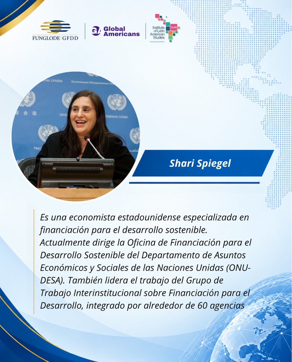 FUNGLODE's tweet photo. Panel 2 | Latin America and the Caribbean in a Changing Global Economy 

Los cambios de la economía global y sus implicaciones para América Latina y el Caribe serán el eje del segundo panel del 8.º Foro Global América Latina y el Caribe 2026.

El panel contará con la participación de Andy Dauhajre, Francisco Rodríguez, José Antonio Ocampo, Mario Báez y Shari Spiegel, cinco voces con amplia experiencia en economía, desarrollo, políticas públicas y cooperación internacional.

#8voForoGlobalAméricaLatinaYElCaribe #Funglode #Economía #DiálogoGlobal