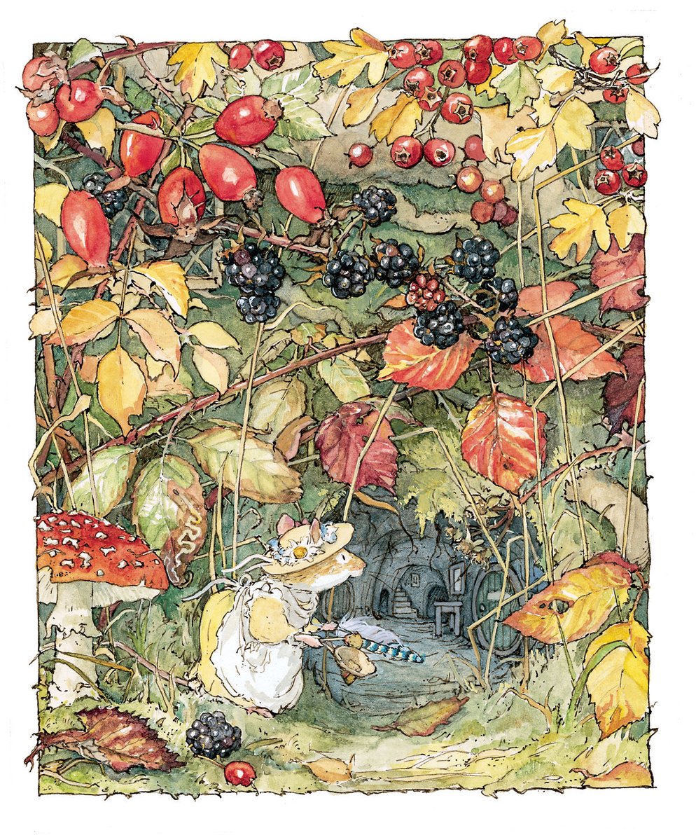 bramblyhedge_'s tweet photo. Autumn Equinox is here… time for Primrose to head out on an adventure. https://t.co/oG8HyEmKl3