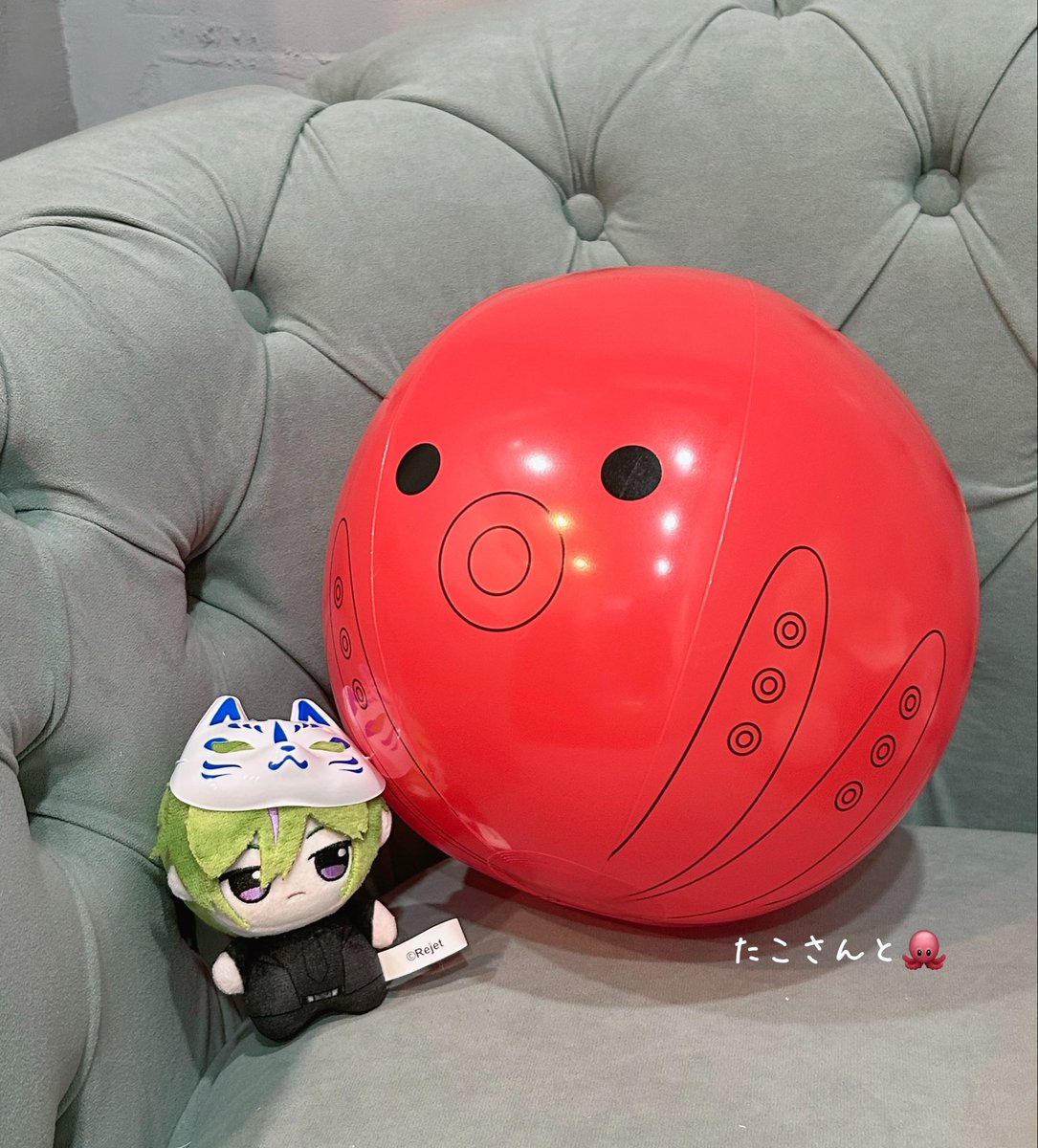 nonommt's tweet photo. リチェリさんの夏祭り
夏祭り仕様の🍑くんと行ってきました🎇

夏祭りメニュー たのしい✨️
美味しいお食事で ひんやり納涼できました ありがとうございます🎐
(お部屋に🐙さん居たので、一緒にお写真を(?)) https://t.co/3aovRGGFkt