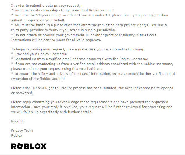 Maxz33Purityz's tweet photo. Sending out one more update: I am going to try one more method I've seen been done by @FlareRBX 
I've sent in for an ROA, I am currently waiting on a response from Roblox support. @Roblox @Roblox_RTC https://t.co/2nmptcryuL