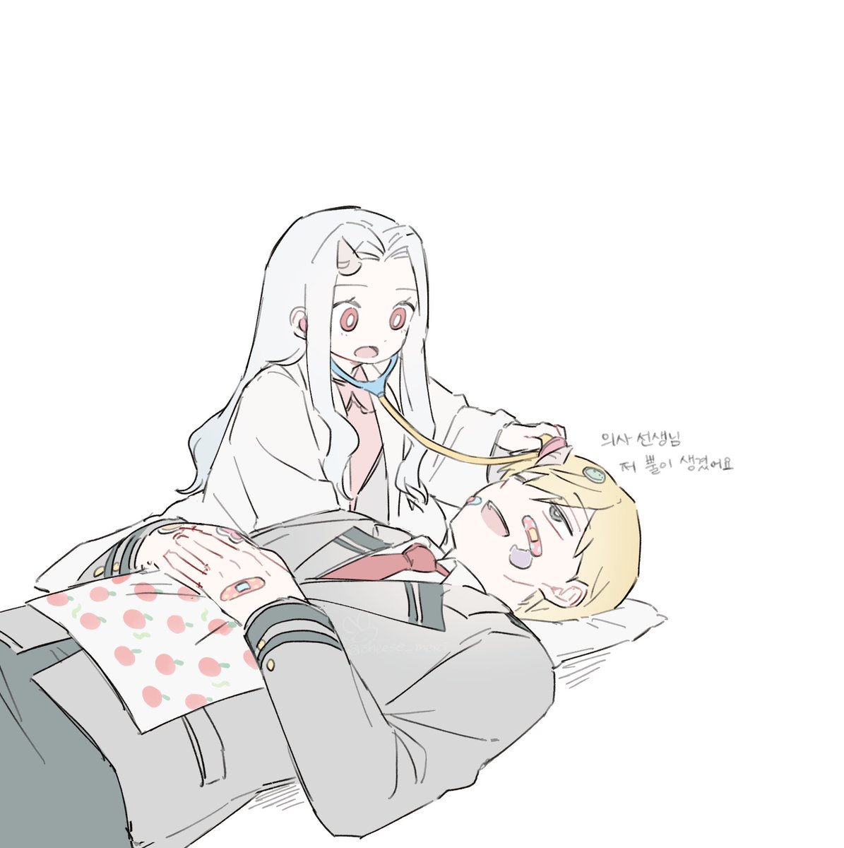 cheese_merci's tweet photo. 병원놀이 https://t.co/SrDkTSWwih