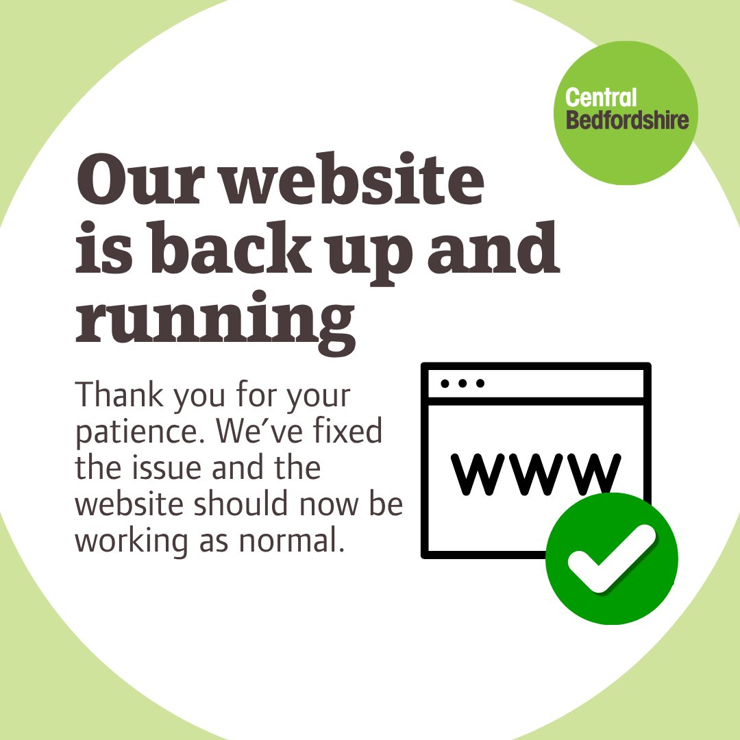 letstalkcentral's tweet photo. Our website is back up and running.

Thank you for your patience. We’ve fixed the issue and the website should now be working as normal. https://t.co/nguAaIjG0U