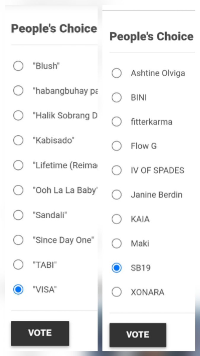 meebaobei1819's tweet photo. A'tiiiiiiiiiiiiiiiiin! Kita nyo partial results sa Breaktudo?  Wala tayo sa lead sa tatlong categories.  Bawi po tayo. Yong sa FMA din wag kalimutan, presenter ang SB19. Kailangan sulitin yong pagdalo nila para di sayang ang gas, mahal ng gasolina ngayon. Paki-bookmark nlng po mga links para madali nyo balikan. Wag din mahiyang mag-post, rt at qrt ng mga voting reminders. 

FMA - People's Choice Awards 
https://t.co/jeJ5s2rlJj

International Men's Group 
Vote: SB19 
https://t.co/lbOzs5JKWp

International Fandom of the Year
VOTE: A'tin -SB19 
https://t.co/c53oVj1eaF

International Collaboration of the Year
Vote: Emoji -SB19, Jolin
https://t.co/IKjA8n9oUl

#SB19 @SB19Official