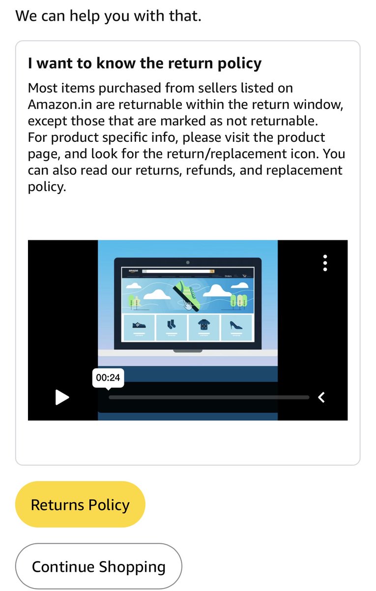 pusrinivas's tweet photo. @AmazonHelp No option to get my money . Refund option.  I clicked it and screenshot FYI. If you don't want to return money, tell transparently. https://t.co/DWuv4zG1zK