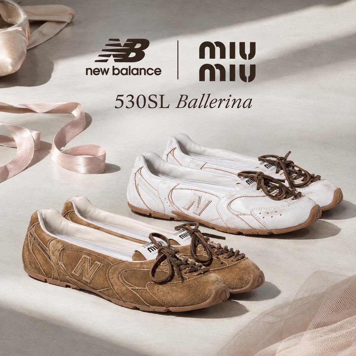 sakatanokurashi's tweet photo. 「MIU MIU」×「New Balance」破壊力えぐい。 https://t.co/DU1UuugaWJ