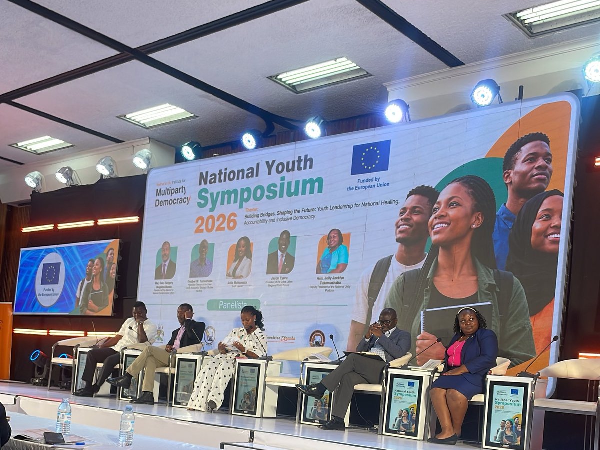 KarungiSaneez's tweet photo. Young people from across Uganda  have today come together for #Nationalyouthsymposium organised by @WeAreNIMD for special conversations on how they can Build bridges and shape their futures. We hope for conversations that will shape the future that is generational. https://t.co/MCtbi4DATS