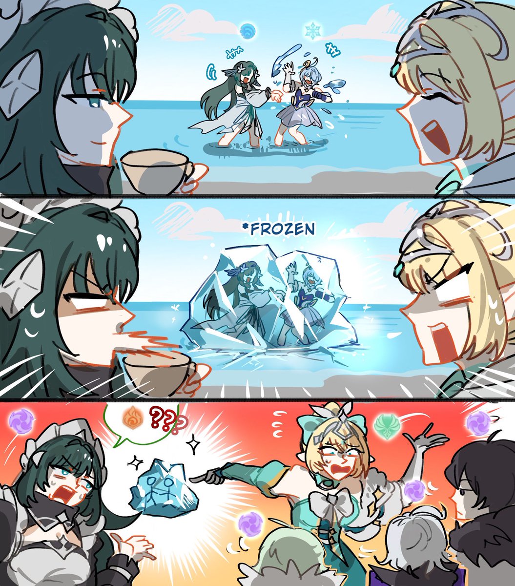 KIVartx's tweet photo. The new Snezhnaya characters don’t even include a single Pyro character…
#genshinimpact https://t.co/ML6JH9YS8G