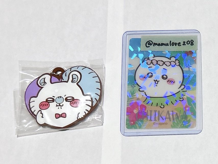 mamulove208's tweet photo. 【交換】
ちいかわ ハートのラバーマスコット

譲：モモンガ
求：うさぎ

郵送交換のみ。
検索からもお気軽にお声掛けください。
よろしくお願いいたします🙇🏻‍♀️ https://t.co/n4azoKZhip