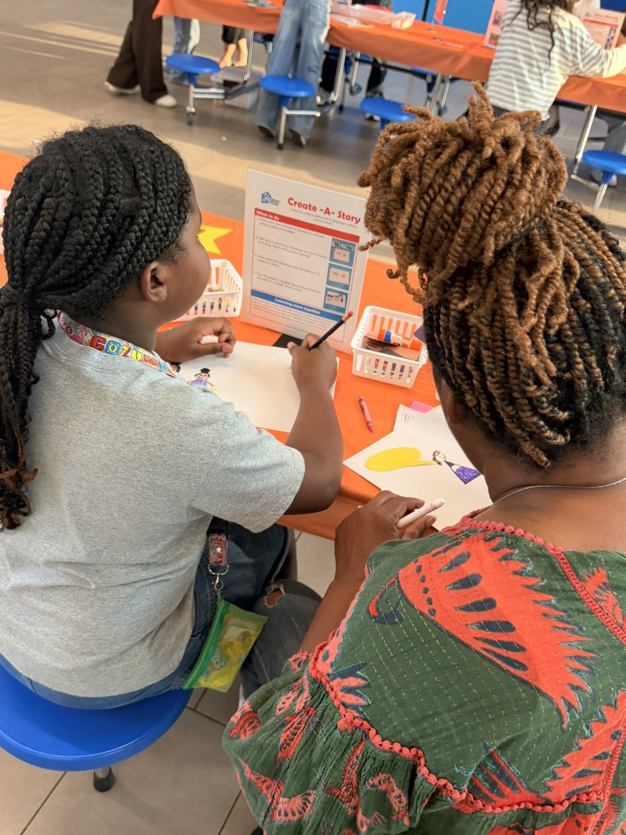 PrinSilliman's tweet photo. Thank you @cmhouston for partnering with us here @BrosnahanES for our Open House/Curriculum Night! Having fun while learning is the Bronco way! @CyFairISD #BroncoTough https://t.co/CCHMaacuil