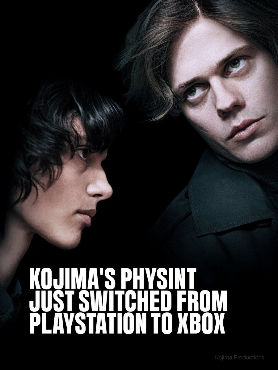 vroommediaph's tweet photo. Kojima's next big game just found a new home. ๐ฎ
PHYSINT was originally announced as a PlayStation collaboration, but Kojima Productions has now partnered with Xbox to publish the upcoming action-espionage title.
#ShiftHappens #KojimaProduction https://t.co/rJh4G0k5Fw