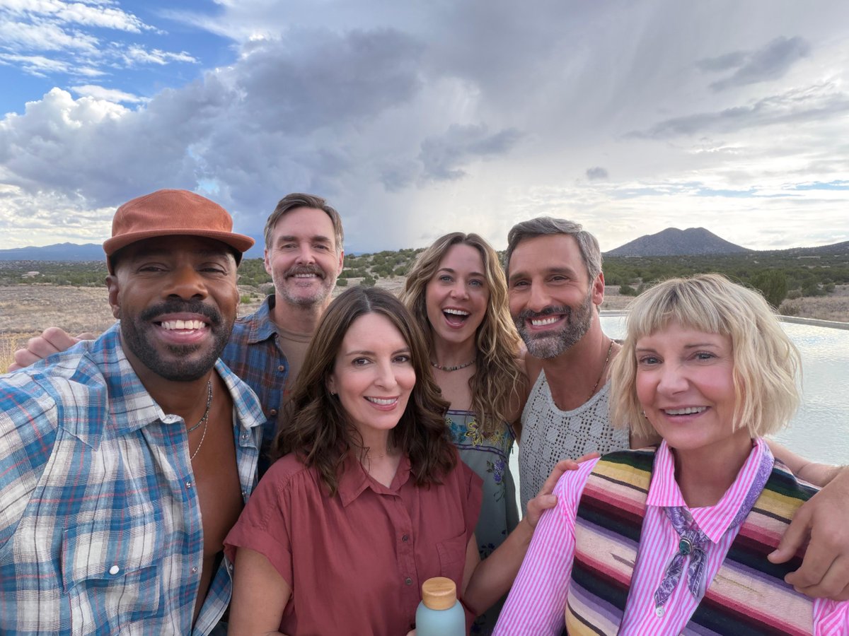 netflix's tweet photo. The Four Seasons cast is officially on set for SEASON 3! Now in production. https://t.co/DV8BSw2qQe