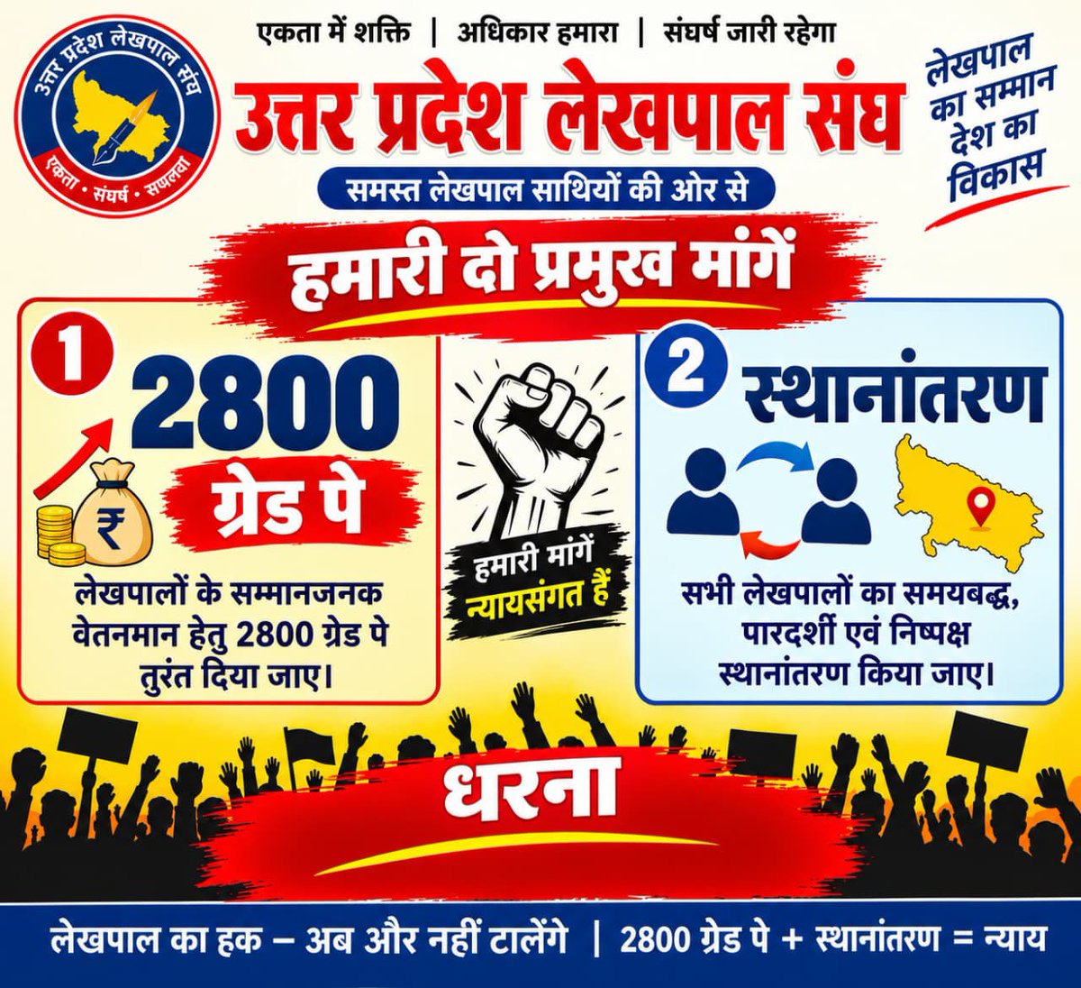 Munendra410's tweet photo. #justicforlekhpal 
#लेखपाल_की_जायज_मांग https://t.co/ziRT2dgFMy