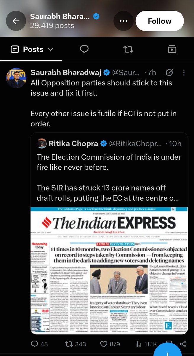 Quixotic_fella's tweet photo. @Saurabh_MLAgk “In the morning, today’s good thought; by evening, what was the thought?” https://t.co/Sw4QBwRRwt