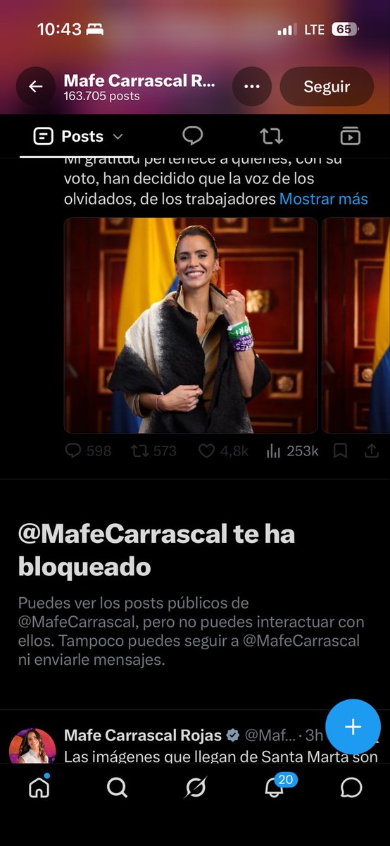 cmontes1975's tweet photo. @alejodebedout @PactoCol @QuinteroCalle @diamaov @MafeCarrascal @smilelalis Ella bloquea cuando se queda sin argumentos para debatir , la incoherencia en su máxima expresión … aparte de BRUTA es cobarde la boba útil del Petrismo @MafeCarrascal https://t.co/9BbKlXmzEM