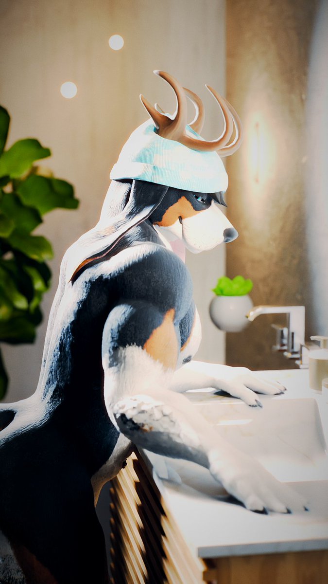 FrameZomAD's tweet photo. #furry #yiff #render #blender #chudai 
Idk how I feel about this one. What do y'all think? 😭💙 https://t.co/Kf0mskdW4Y