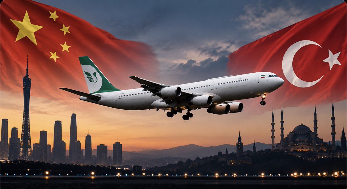 Osint613's tweet photo. China and Turkey Defy the U.S. as Iranian Flights Keep Moving Today Despite Sanctions and Bessent’s Threats 

Full report: 
https://t.co/FUBnbdZ94c https://t.co/pTrvgRXEFz