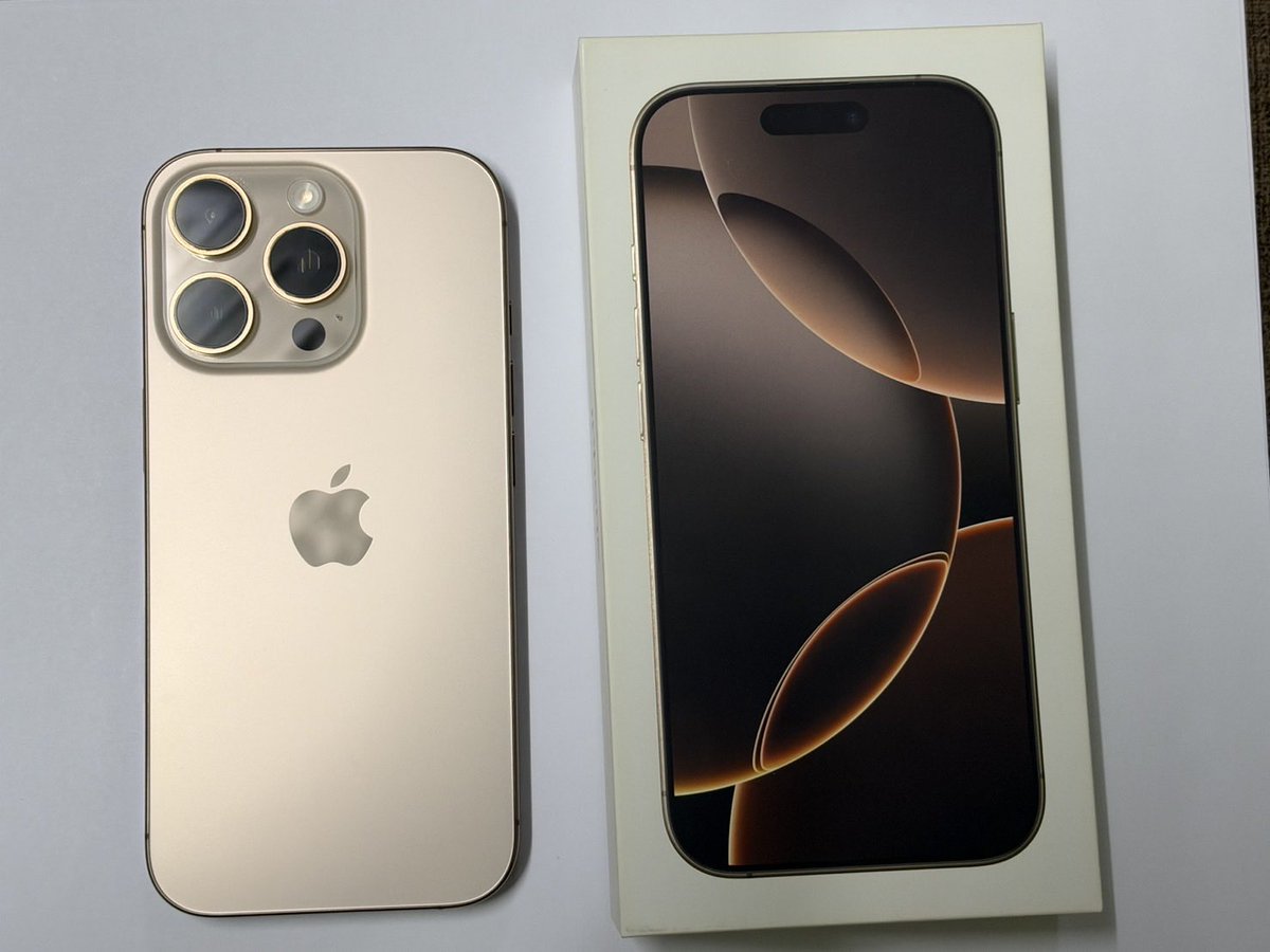 deardearschn's tweet photo. iPhone 16 pro 256GB  สี Desert 
อุปกรณ์มีกล่อง ไม่มีตำหนิใดๆ
ไม่เคยแกะ ไม่เคยซ่อม
แบต 91%
24,500 บาท (นัดรับเดอะมอลบางแคได้ค่ะ)
#iphone16pro #16pro #iphone #iphone18pro https://t.co/oBBjbygXYs
