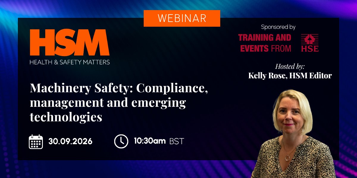 HSMmagazine's tweet photo. 1 week to go

Don't miss Machinery Safety, Compliance Management and Emerging Technologies.

Discover practical approaches to machinery safety, compliance and the technologies shaping the future of industry.

📩 Register 👉
https://t.co/0l4eybSZvZ https://t.co/3wSGOqea0k