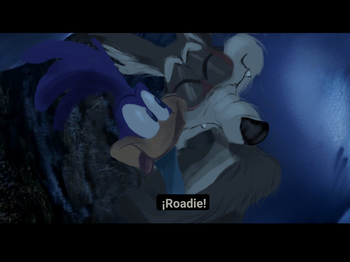ALEXA_muffiNN's tweet photo. Edit que hice con la película "arashi no yoru ni" (one stormy night) con coyote y correcaminos porque si les queda .

#wileroad #OneStormyNight #roadrunner #ArashiNoYoruNi https://t.co/BQYxsFarFF