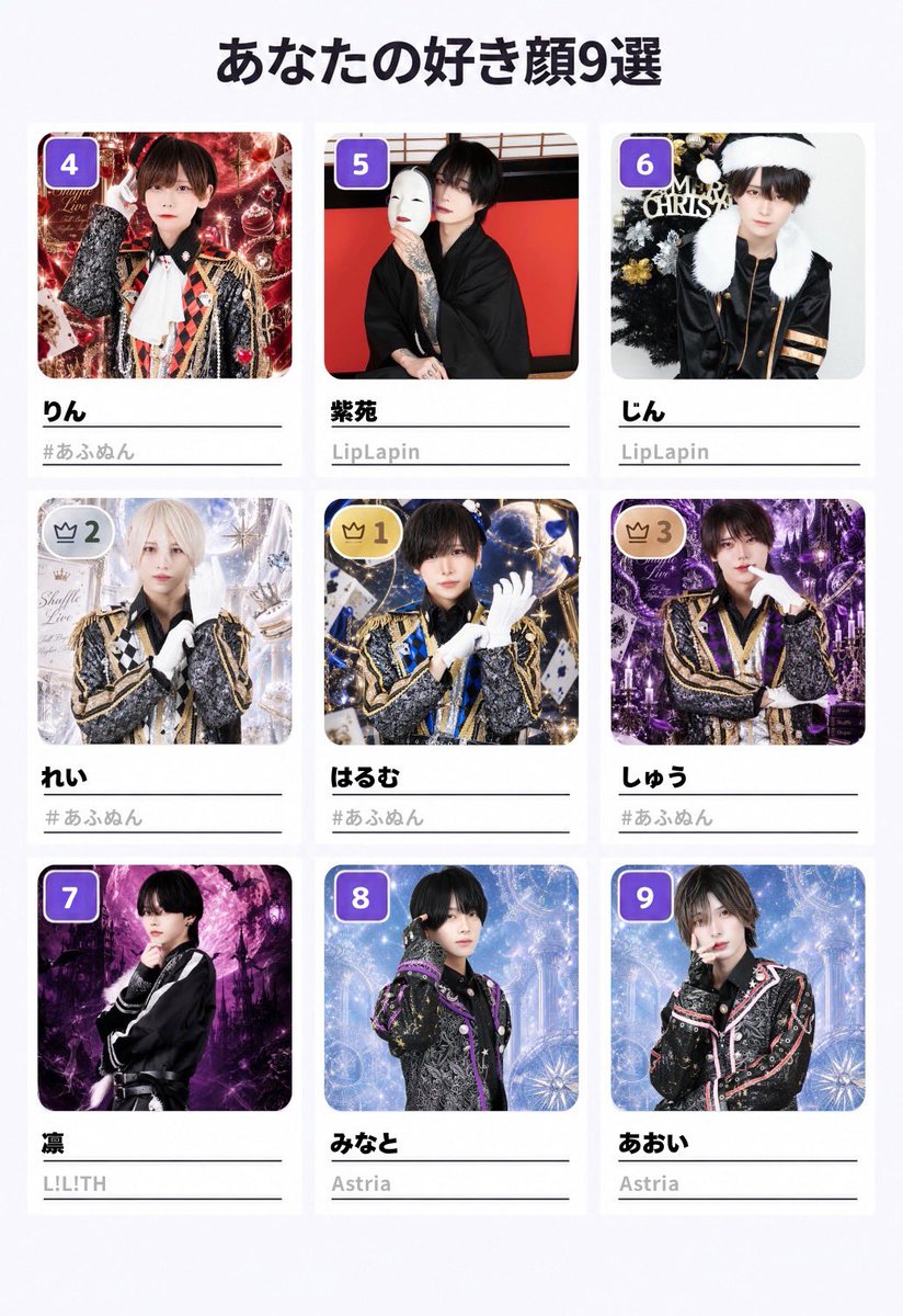 BubbleGum_idol's tweet photo. バブルガム好き顔9選🫧

#あふぬん
#Liplapin
#Lilith
#Astria https://t.co/n1ryTqe635