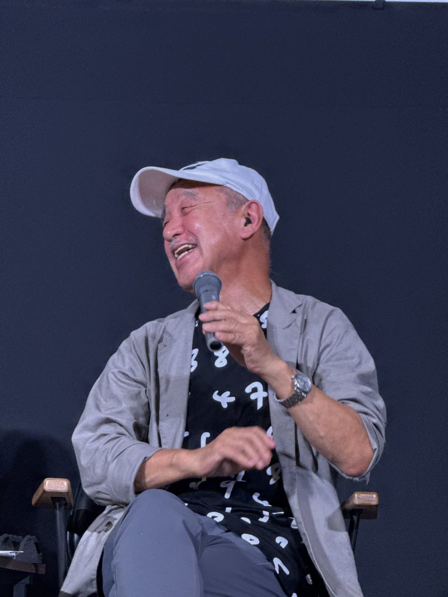 5BXZ1csGFwL7Akw's tweet photo. R8.9.23（祝）#ぴあフィルムフェスティバル 2026 at 国立映画アーカイブ
『#アンモナイトのささやきを聞いた』

カンヌ映画祭批評家週間出品作品となった、#サエキけんぞう先生 映画初主演作上映。
当時先生49Kg、不透明な謎の雰囲気に調和。
映画終了後は撮影をご担当なさった麻生榮一さんとtalk会 https://t.co/XwF3eI0Ail