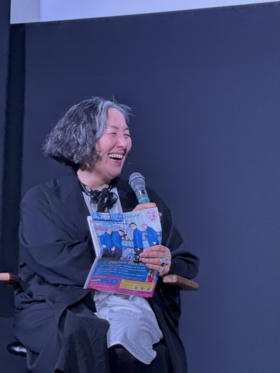 5BXZ1csGFwL7Akw's tweet photo. R8.9.23（祝）#ぴあフィルムフェスティバル 2026 at 国立映画アーカイブ
『#アンモナイトのささやきを聞いた』

カンヌ映画祭批評家週間出品作品となった、#サエキけんぞう先生 映画初主演作上映。
当時先生49Kg、不透明な謎の雰囲気に調和。
映画終了後は撮影をご担当なさった麻生榮一さんとtalk会 https://t.co/XwF3eI0Ail
