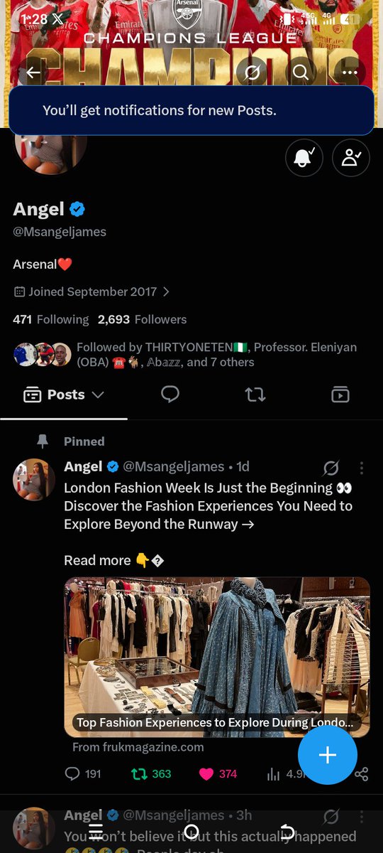 DomzyStarboy's tweet photo. @DunnyVentures @Msangeljames Done and Notification On✅ https://t.co/1vztv8hqGx