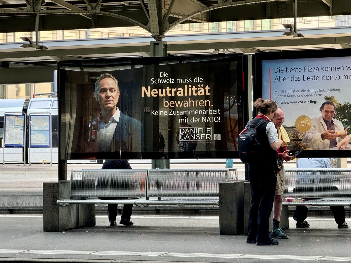 DanieleGanser's tweet photo. Am Sonntag 27. September 2026 stimmen wir in der Schweiz über die Neutralität ab. Ich werde mit Ja stimmen! Die Schweiz muss sich vom Kriegskurs der NATO und der EU gegenüber Russland fern halten und die Neutralität bewahren! https://t.co/ypLfWmIXYp