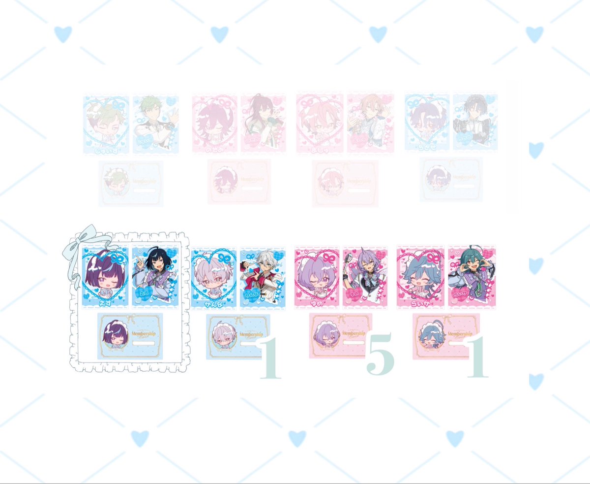 _milklkn's tweet photo. 〖 交換 〗 あんスタ 萌え×2文化祭シリーズ カードセットG ぺたぺたステッカー エスプリ

譲￤カンナ ユメ ライカ
求￤エス

☁️ カード１０ｂ／ステカ５set 予約済

❤︎ 初回ﾘﾄﾘﾝ必読
❤︎ 同種での交換

検索からもお気軽にお声掛けください🎀 https://t.co/GqfAlCU37T