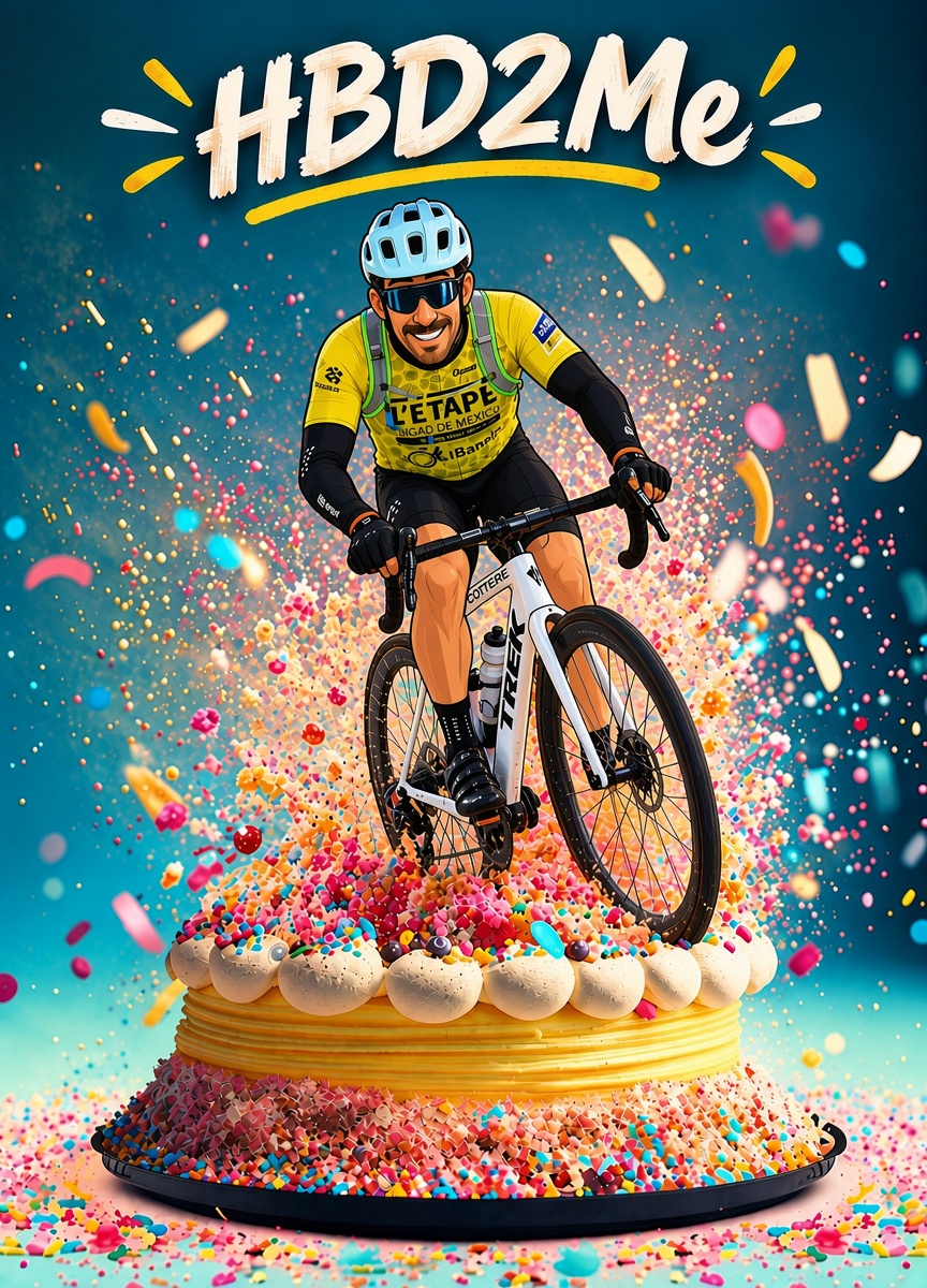 OrgeJorg's tweet photo. Nivel de vida completado: Otra vuelta al sol y muchas mรกs en bicicleta. ๐ดโโ๏ธ #HBD2Me ๐๐ https://t.co/P8IgDlV1ll