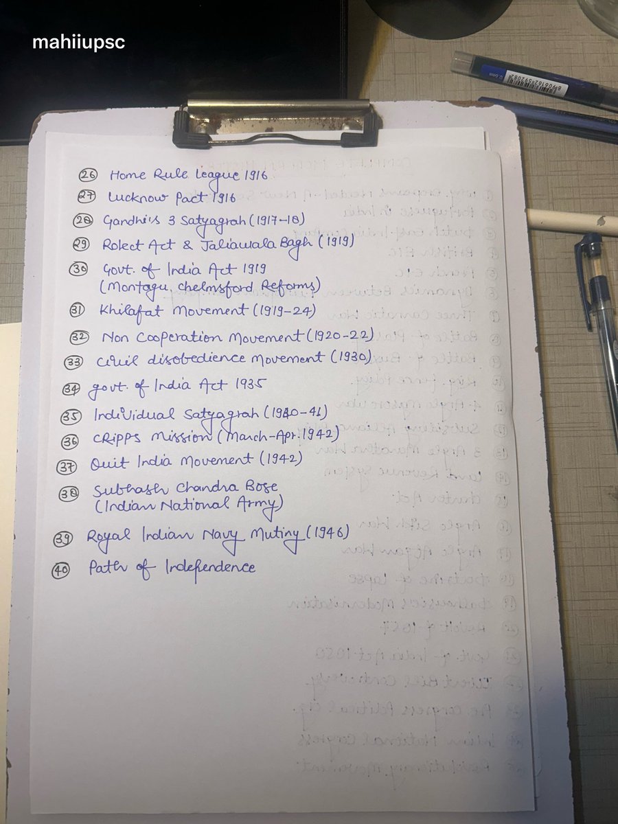 mahiiupsc's tweet photo. Complete Modern History in 40 topics for UPSC 🙇🏻❤️

#UPSC https://t.co/7gfomyXM8o