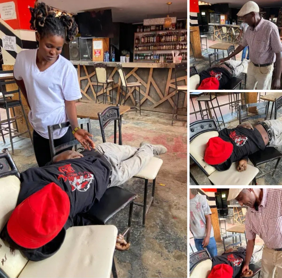 ivymuthe's tweet photo. This illicit alcohol is wiping out young people. In Kahawa Sukari, at a local joint, a guy walked in already drunk, talked a little, then pushed some chairs together and lay down. After 30 minutes without waking up, a waiter tried to speak to him — only to find out he was already dead.