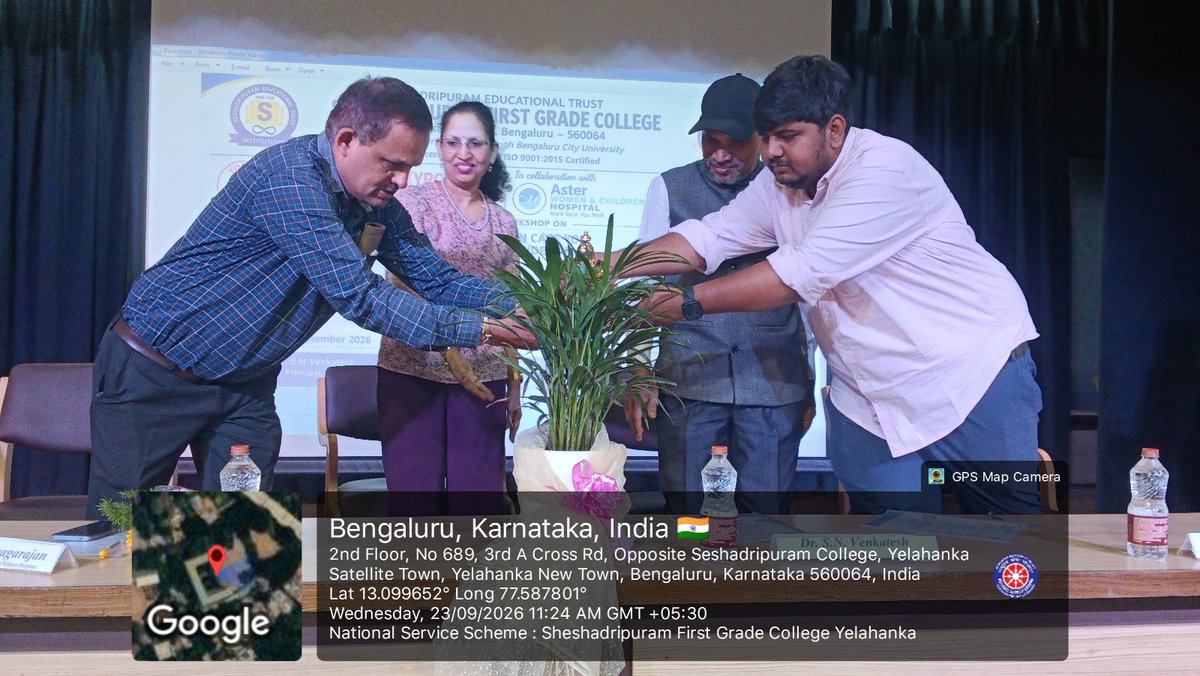 NssSfgc's tweet photo. 🩸 Be the Help Until the Help Arrives! SFGC organised an Active Bleeding Control (ABC) Campaign with Aster Women &amp; Children Hospital, supported by NSS &amp; YRC. Dr. Sujatha Thyagarajan sensitised students on emergency bleeding control and first response.
#ABC #NSS #YRC #SFGC https://t.co/l5IIrqZCs3