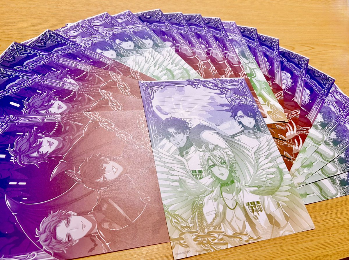 hara_kizu's tweet photo. ねー！！！！
今年１買ってよかった最高のグッズ見て

＼＼グラデ便箋／／ https://t.co/5bB1ZXGDRg