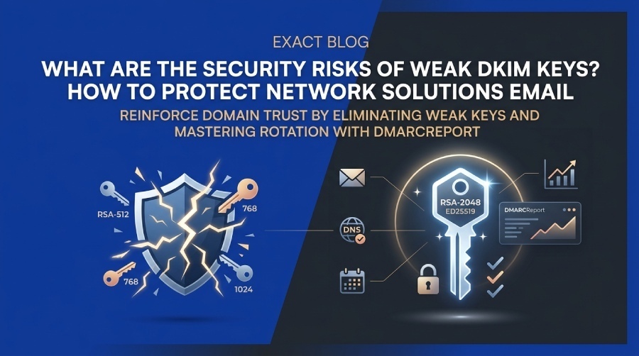 DmarcReport97's tweet photo. 🧬 Weak DKIM keys leave domains exposed to spoofing &amp; email threats.

🔄 Rotate keys, 🧱 secure DNS &amp; 🔍 monitor DMARC.

📘 Strengthen your DKIM security: https://t.co/BVoGTCGDVE

#DMARCReport #DKIMSecurity #EmailAuthentication #DomainSecurity #EmailSpoofing #PhishingPrevention https://t.co/fobskN9kUR