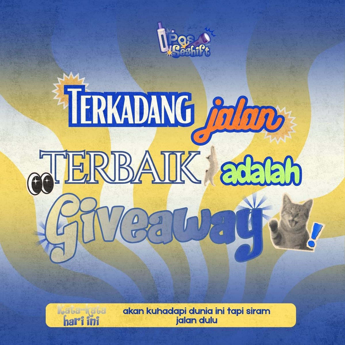 PosSeshift's tweet photo. ⠀
Griya Pelangi Nusantara mengajakmu untuk hadir dan menjadi bagian dari warga terpilih yang akan menjaga keamanan serta ketertiban komplek tercinta.

Apakah kamu salah satu warga yang terpilih untuk menerima sepasang rumah yang dilelang di Komplek GPN? 🔦🌙
⠀ https://t.co/Pn5JEkvXHN