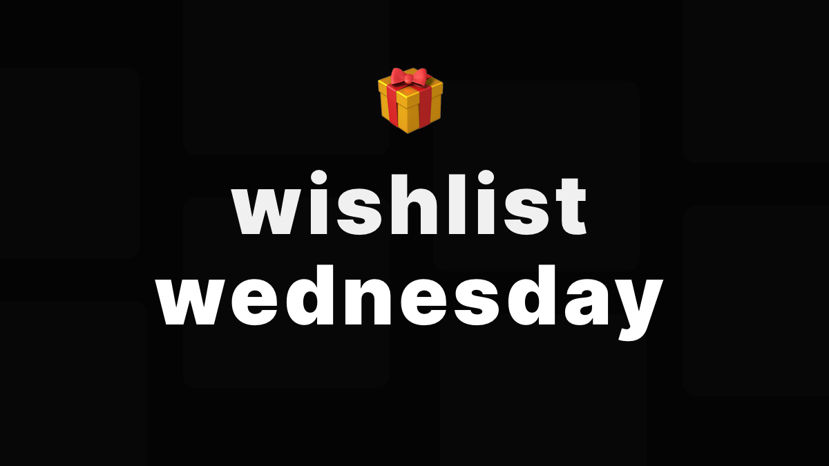 gamedrops_'s tweet photo. Happy #wishlistwednesday devs &amp; gamers!

You guessed it, showcase your games and get wishlisted 👀👇

Help to spread your work:
🕹️ Drop your game 
❤️ Like &amp; follow
🔁 Repost

🏆 Join: https://t.co/OXocDTvoyh https://t.co/kx2KpdY7hS