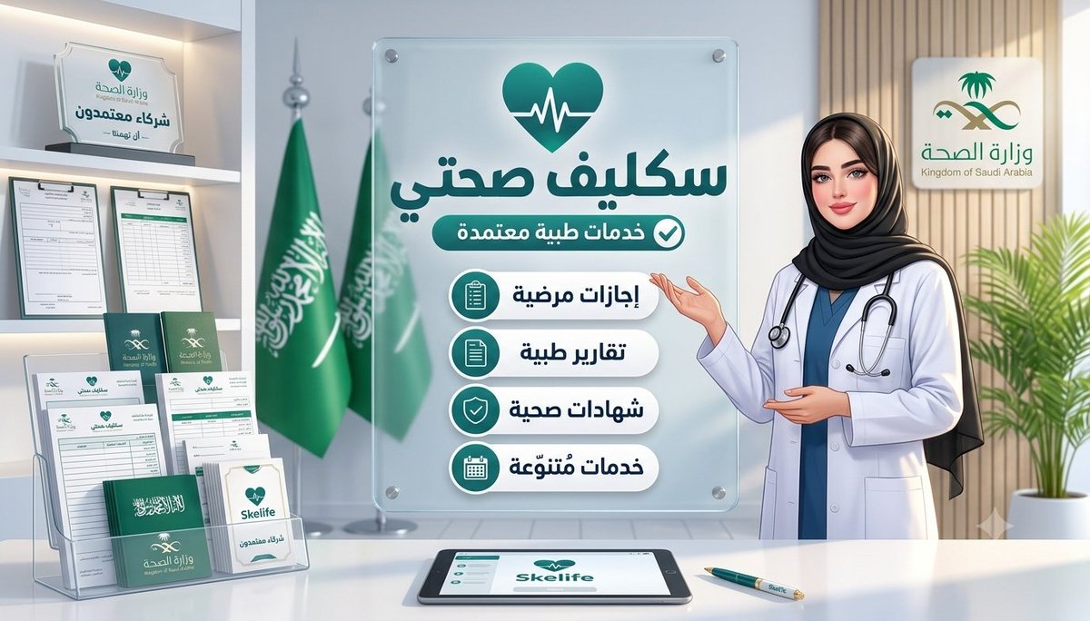 SklifSehati's tweet photo. سكليف صحتي إجازة مرضية تنزل صحتي 

لجميع القطاعات 

للتواصل: https://t.co/aeV1Ak3XhK

#اليوم_الوطني_السعودي_٩٦ https://t.co/ekJuEVSZ0Y