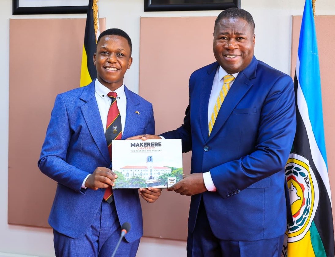 TheGuardjt's tweet photo. Speaker @ObothOboth has backed Makerere University Guild's push for more female halls of residence.
He made the commitment when Guild Speaker Mutatiina Travis Muhwezi and Deputy Guild Speaker Evas Akello led a delegation to Parliament.
The Guild said female students face acute accommodation shortages. Speaker Oboth said Parliament will fast-track any funding request for new female hostels.