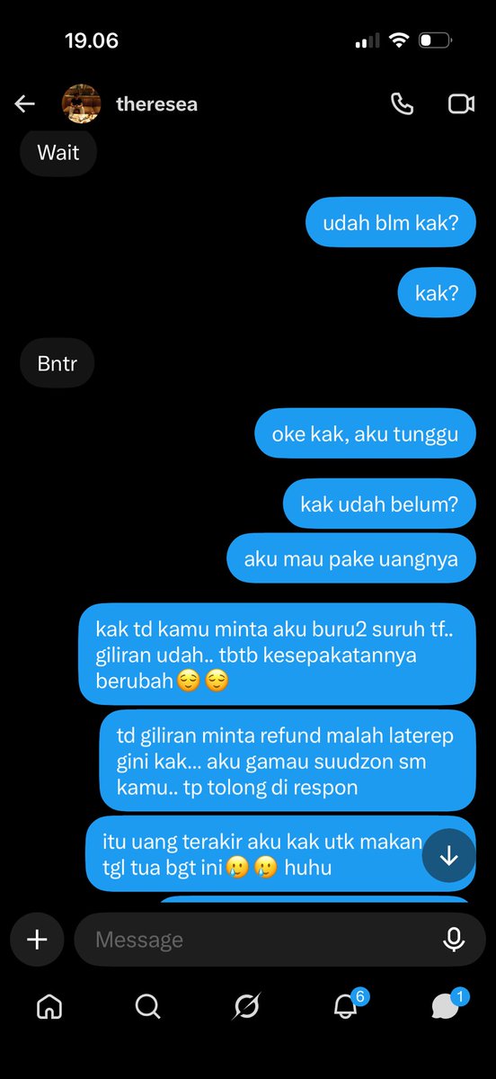 fluttiepie__'s tweet photo. @rainwowww @resehadnd hatihati, penipu kak https://t.co/3lyGD9pZOw