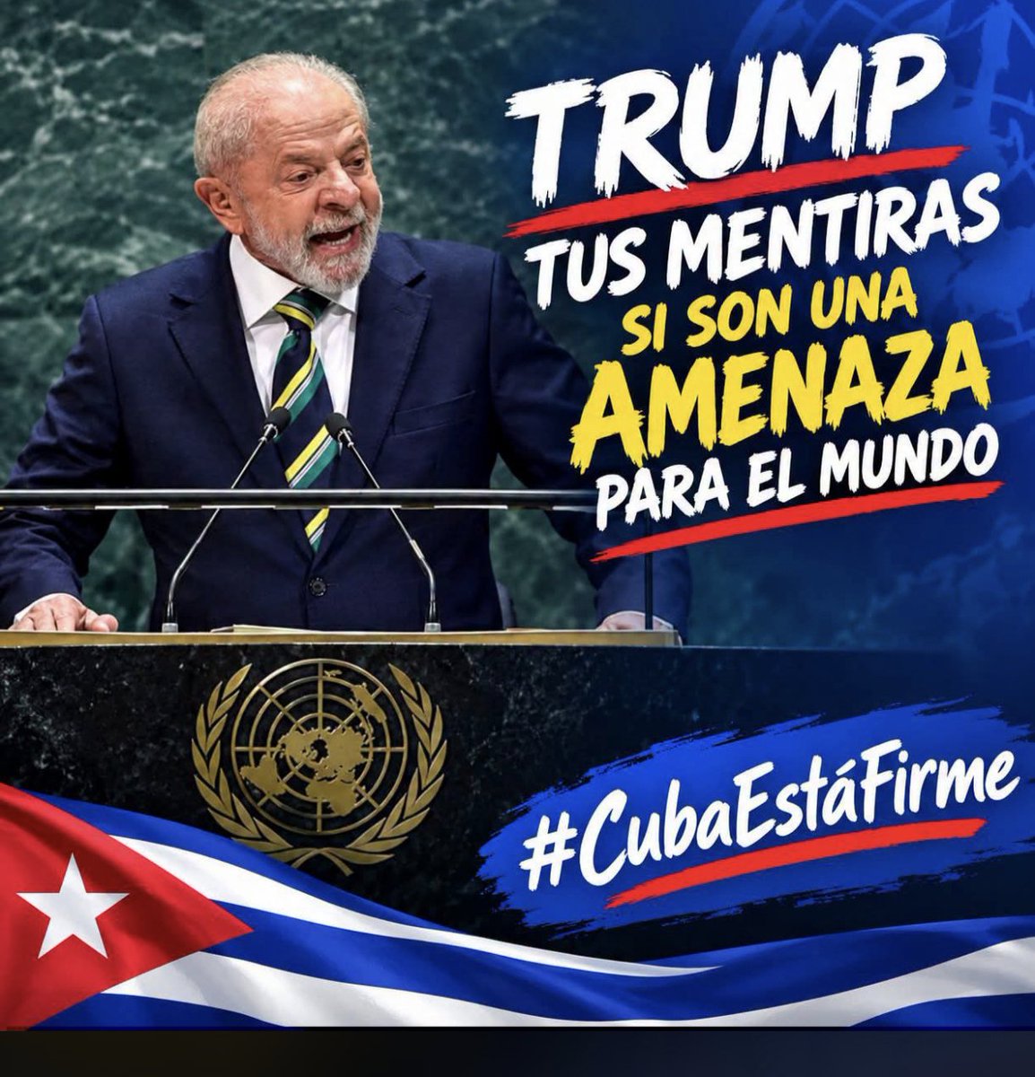 SNTConstCav's tweet photo. Lula, tu voz defiende la libre autodeterminación de Cuba. Latinoamérica no se rinde ante el imperio. Gracias por la valentía. #CubaNoEstaSola #LaPatriaSeDefiende #LatiendoConFidel https://t.co/AWJf7lUswg