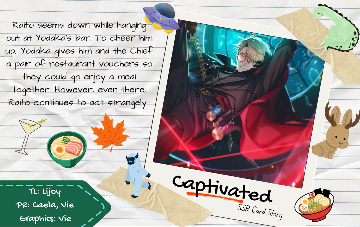 ktkt_abacus's tweet photo. 🧮 We have translated Raito’s “Trickster Under The Moon” card story! 🍜
Our thanks goes to @tragicwisdom27 for the translation and transcription, @plac11doe for EN PR, and @nijuuichigrams for JP PR and the graphics.
https://t.co/HXGTCBRXF7
#18TLip @18TRIP_EN https://t.co/oVdeTE66BJ