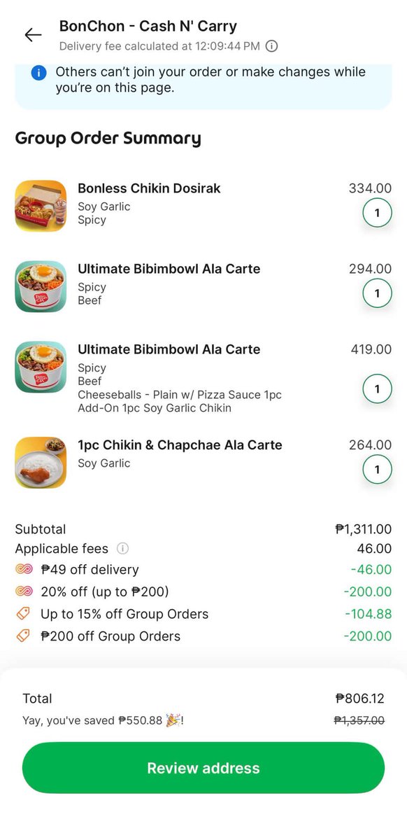 prenslowe's tweet photo. Baka makatulong sa next office lunch niyo! 👀 First-time mag-host ng Grab Group Order? Code NEWTOGO gives ₱200 OFF with ₱1k min spend and at least 3 members. Share ko lang hehe. https://t.co/9VuuPrH7FB