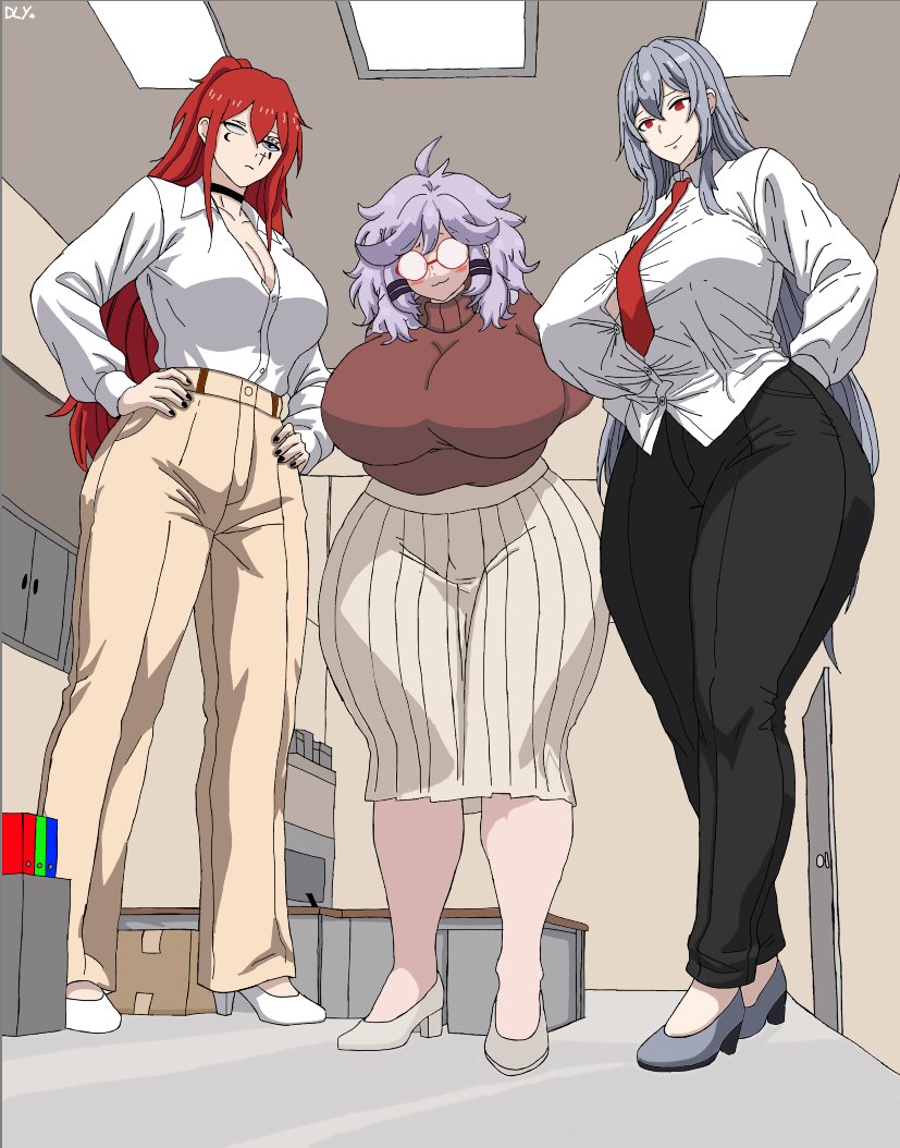 ShadwoReaper's tweet photo. POV: You are the new intern at the matriarchal office
OC from @Macromancer711 
and from @LazyDrawzzz https://t.co/jyi0LIPfe2