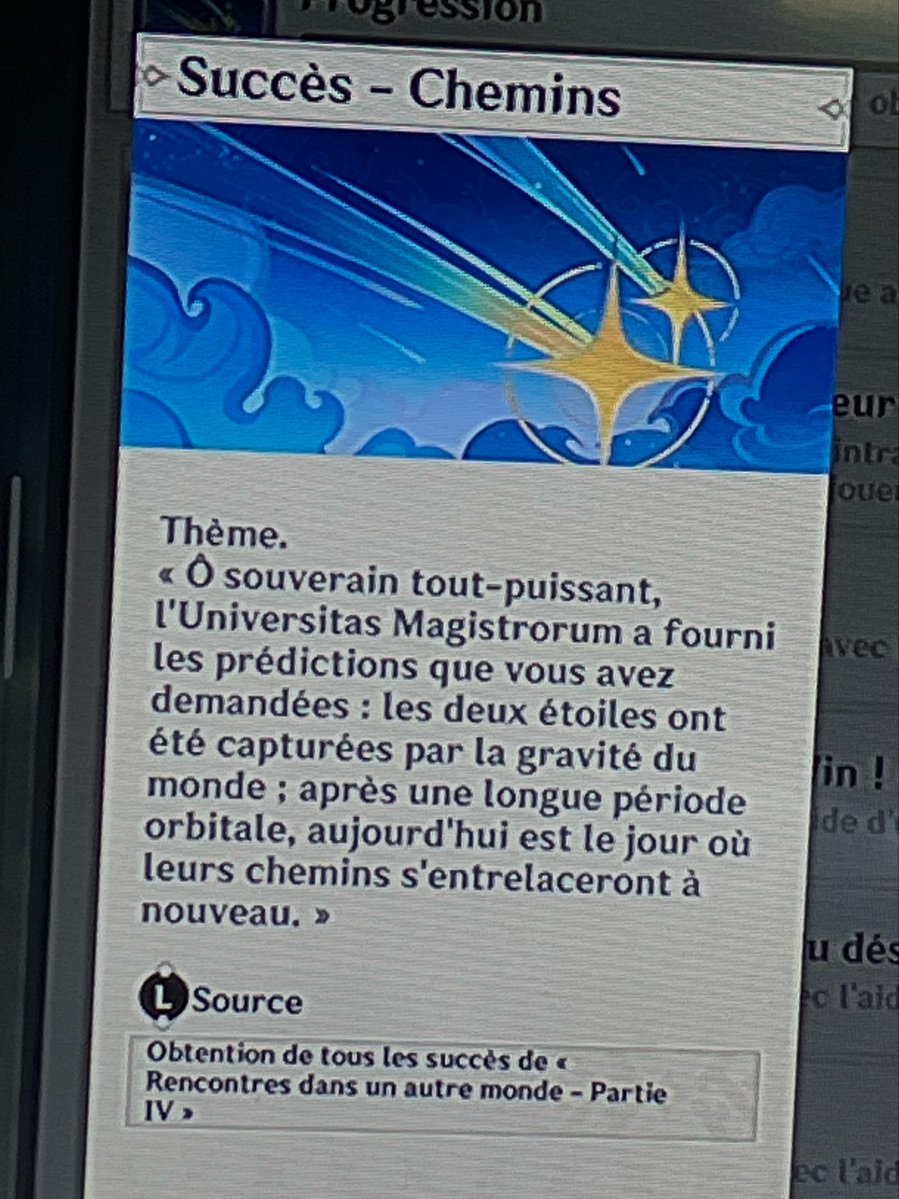 lumilauma's tweet photo. #genshinspoilers

DONC LES 2 ÉTOILES EN QUESTION C’ÉTAIT PAS LUMINE ET AETHER MAIS PAIMON ET ABYSS TWIN INVOQUÉS DE CELESTIA ????? DONC PAS D’INCOHÉRENCES AVEC LE VAISSEAU SPATIAL !!!! https://t.co/yw4sjAoHXV