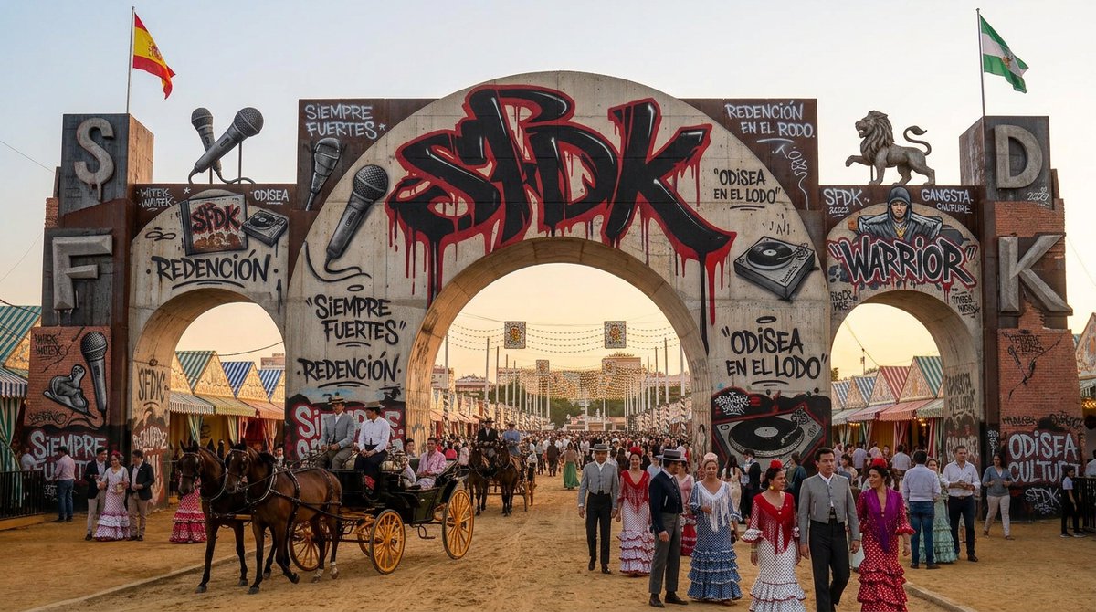 Aldext's tweet photo. Puestos a hacer una portada de la feria de Sevilla que nos represente, creo que esta es mejor que la que ha ganado @Ayto_Sevilla @SFDKoficial https://t.co/RsObqTqgSj